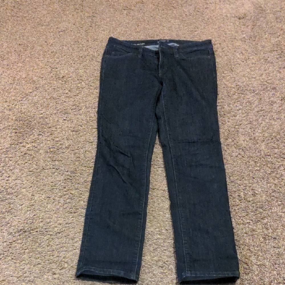LOFT Modern Straight Blue Jeans
